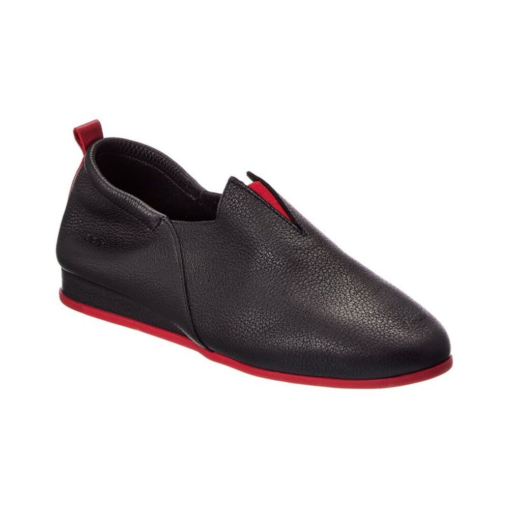 Arche Piaoko Leather Slip-On, Black